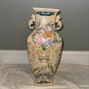 Rare 17" Qing Dynasty Yongzheng Famille‎ Rose Style Glazed Porcelain Vase